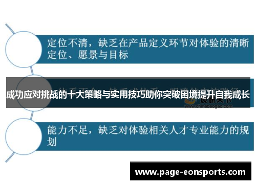 成功应对挑战的十大策略与实用技巧助你突破困境提升自我成长